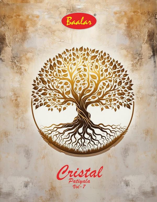 Baalar Crystal Patiyala Vol-7 – Dress Matarial